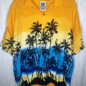 Hawaiian shirt luau large